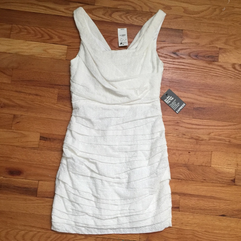 Brand New Express Rouged Dress